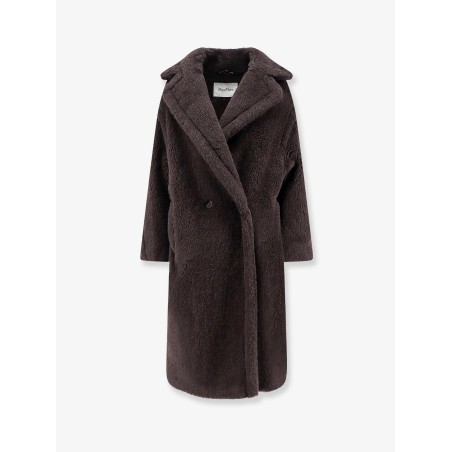 Tedgirl alpaca, virgin wool and silk coat