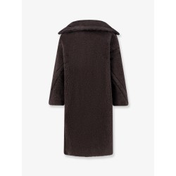 Tedgirl alpaca, virgin wool and silk coat