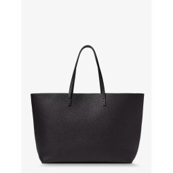 Medium Leather Roll Shopping Bag