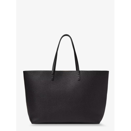 Medium Leather Roll Shopping Bag