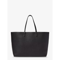 Medium Leather Roll Shopping Bag
