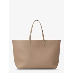 Roll Medium Leather Shopping Bag