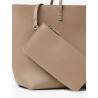Roll Medium Leather Shopping Bag