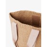 Woody raffia shoulder bag