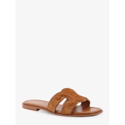 Marina suede sandals with Triomphe logo