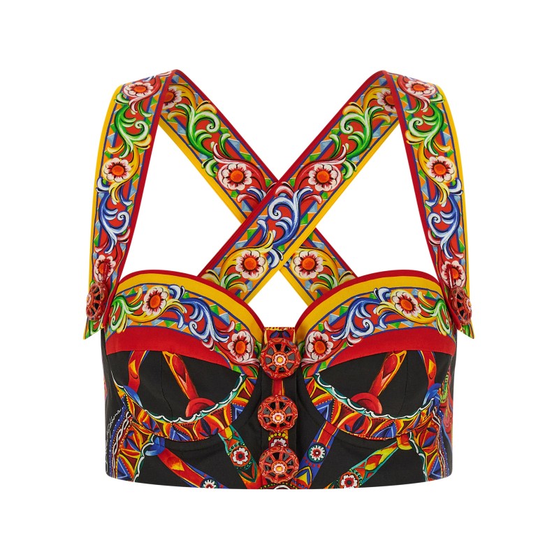 'Carretto' Bustier Top