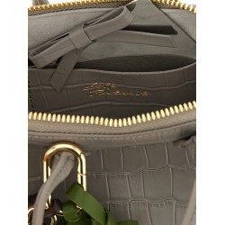 'Croc Leather Mini Toast' handbag