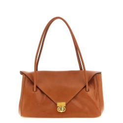 Leather E/W Shoulder Bag