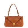Leather E/W Shoulder Bag
