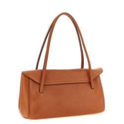 Leather E/W Shoulder Bag