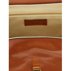 Leather E/W Shoulder Bag