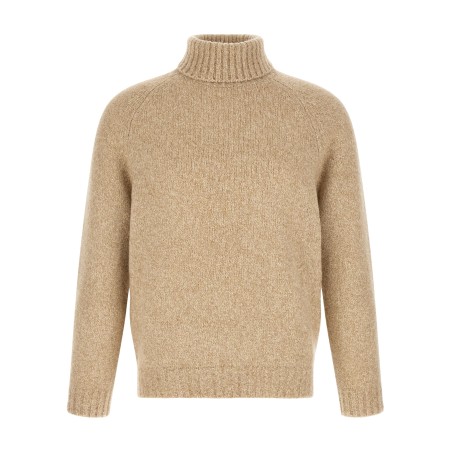 Raglan sleeves turtleneck sweater
