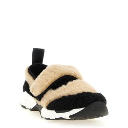 Mary Jane fur sneakers