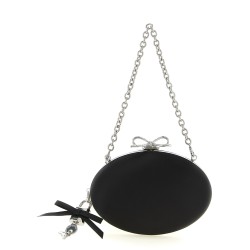 Clutch satin Oval