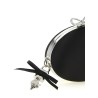 Clutch satin Oval