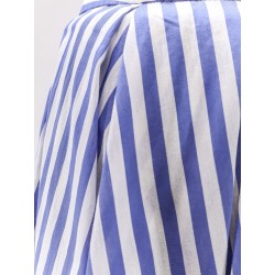 Iris striped cotton skirt
