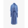 Printed fabric long dress
