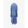 Printed fabric long dress