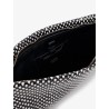 Aura leather clutch bag with snake motif