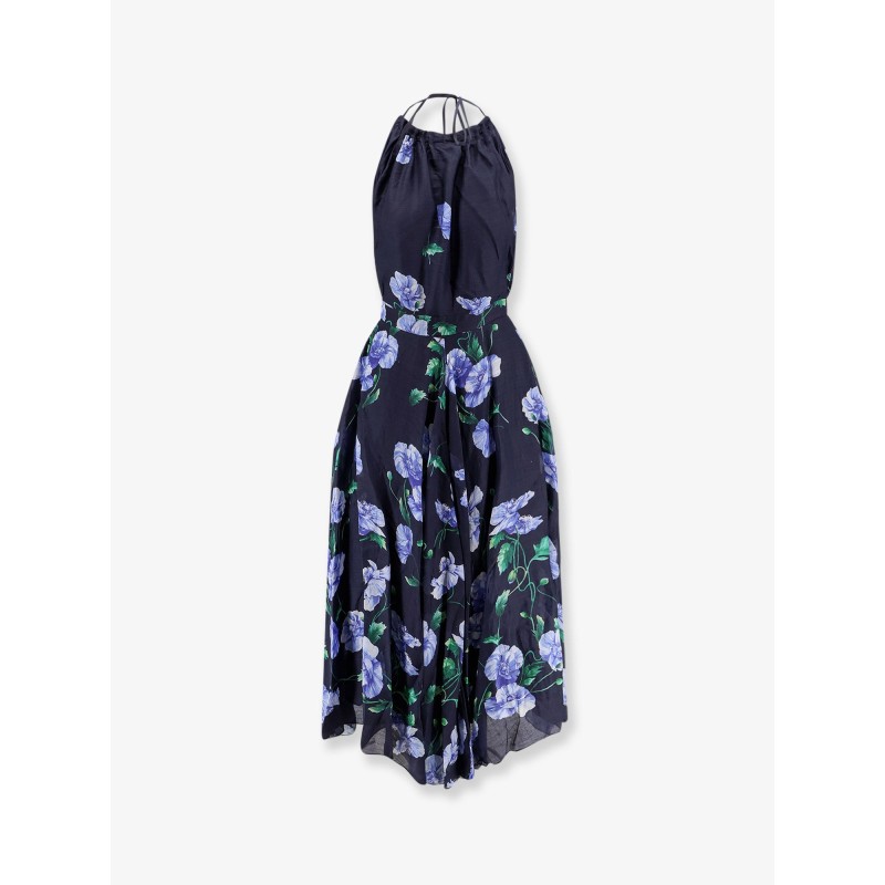 Plumeria ramie dress