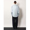 Silk shirt with striped pattern