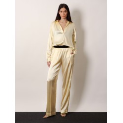 Pyjamas stretch satin trousers