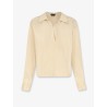 Stretch satin shirt