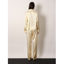 Stretch satin shirt