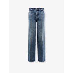 Blue denim jeans
