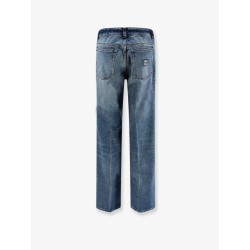 Blue denim jeans