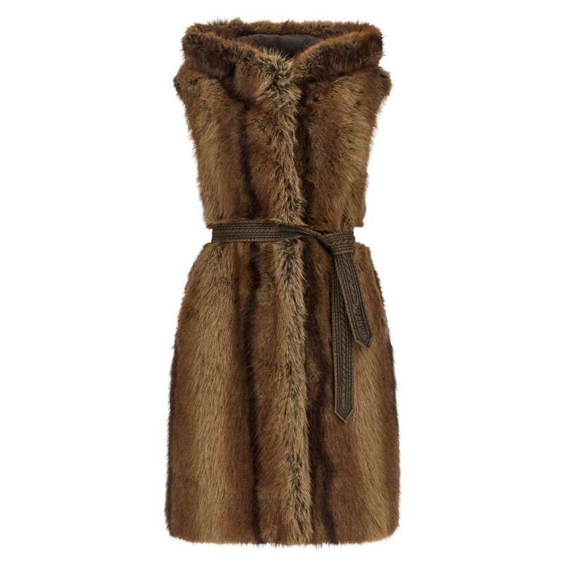 'Galearis' faux fur vest