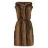 'Galearis' faux fur vest