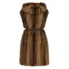 'Galearis' faux fur vest