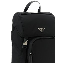 Re-nylon logo backpack