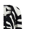 Zebra intarsia sweater