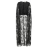 'Valiant Lace caped Top' top