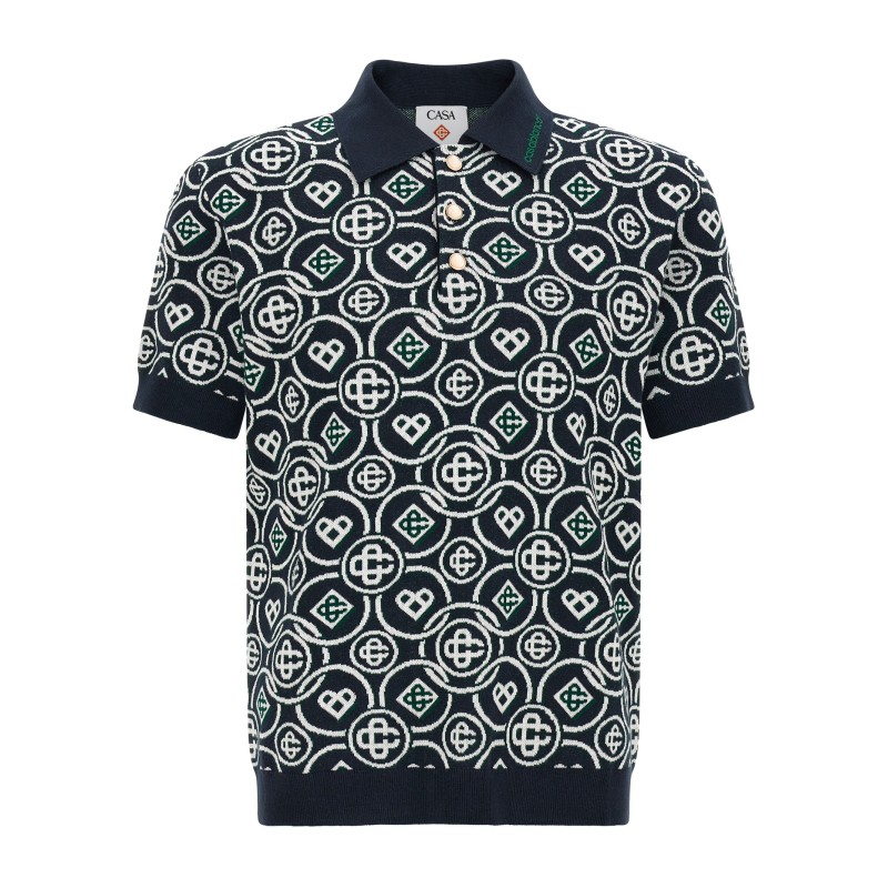 'Monogram' polo shirt