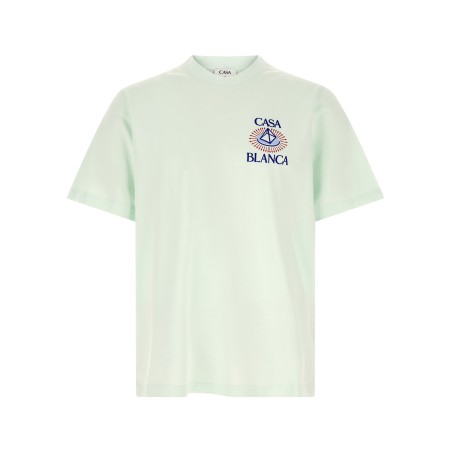 Flocked 'Celestial Pyramid' print T-shirt