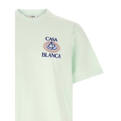 Flocked 'Celestial Pyramid' print T-shirt