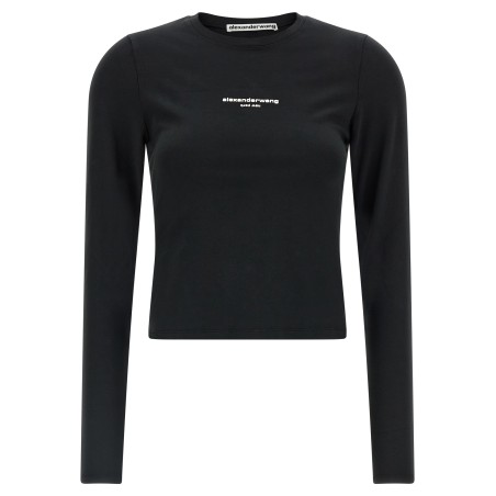 'LS Tee W/Logo print' T-shirt