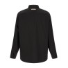 Wool shirt with pocket