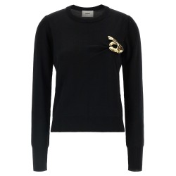 'Emoji' pin sweater