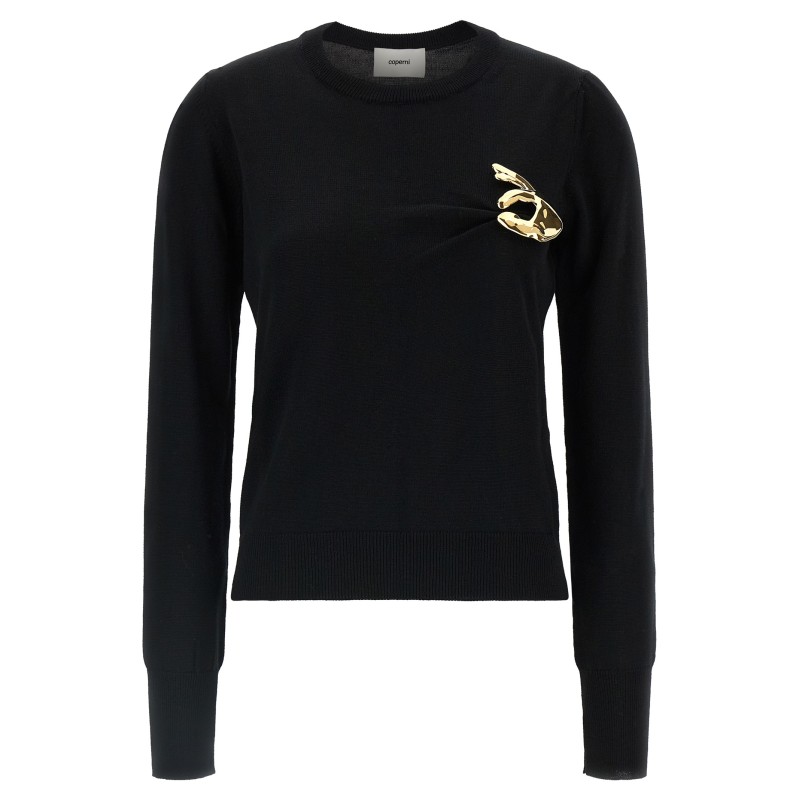 'Emoji' pin sweater