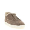 Diamond detail suede sneakers