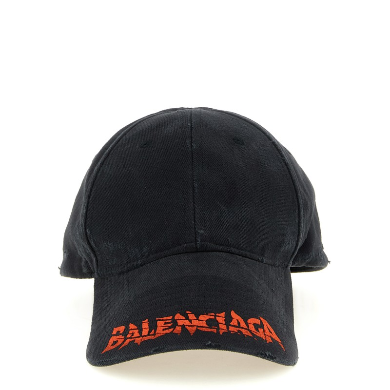 Cap with embroidered logo