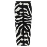 Zebra intarsia skirt