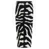 Zebra intarsia skirt