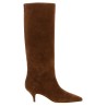 High suede boots