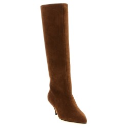 High suede boots