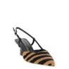 Vinnie pony hair slingbacks